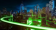 City skyscrapers